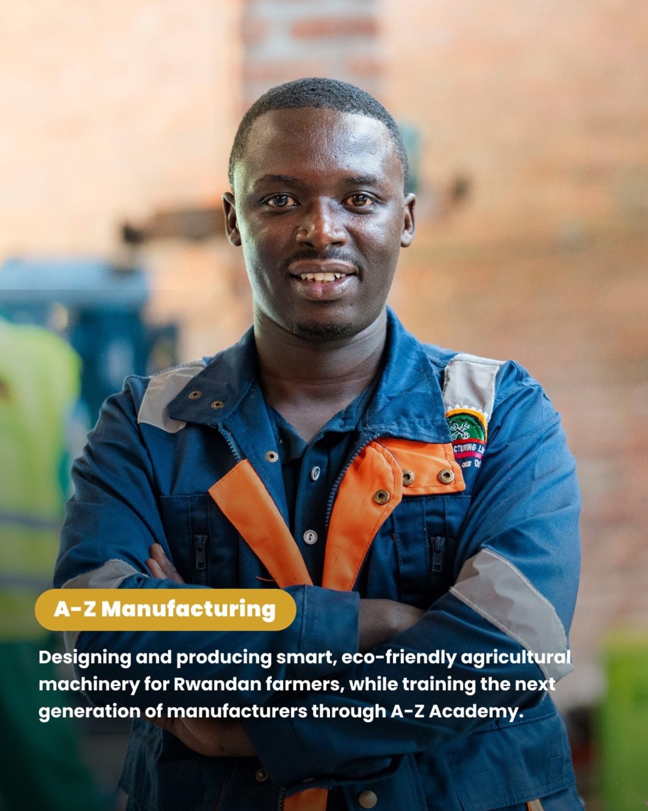 David Tuyishime, founder of A-Z Manufacturing